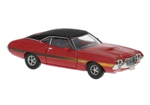 Brekina 18326 - H0 - Ford Gran Torino Sport - rot/schwarz